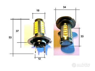Lampadina Faro LED Fanale anteriore fa doppia luce
