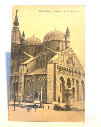 Cartolina Padova 1930 Basilica S. Antonio