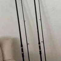  2Canne pesca Carp fishing 12ft mt 3.60 due pezzi