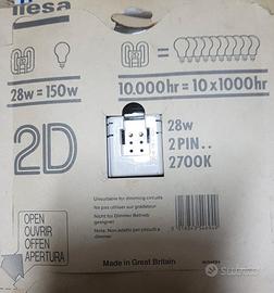 Lampada 2D 28W 2pin 2700k