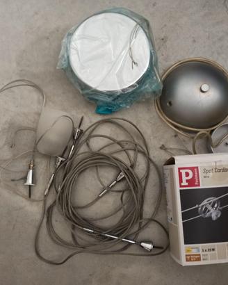 Lampadario sospeso a cavo