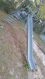 Scivolo zincato in acciaio