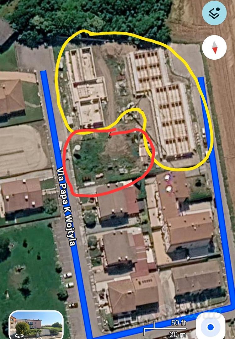 Terreno Edificabile Roverchiara -Rendita Parcheggi - Vista 2