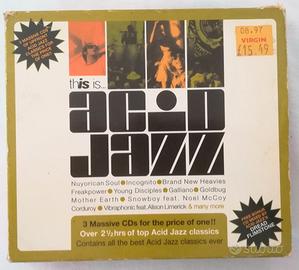 Cofanetto CD musica acid jazz "This is Acid Jazz"