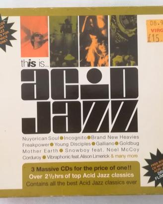 Cofanetto CD musica acid jazz "This is Acid Jazz"