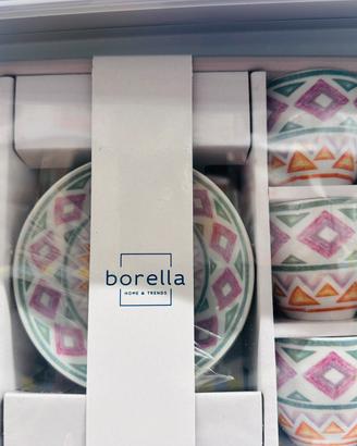 Borella caffe 6piatti 6tazza
