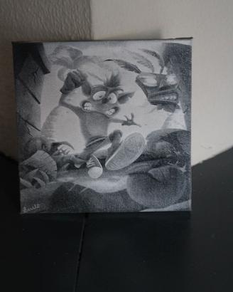 Quadretto Crash Bandicoot – 15×15 cm
