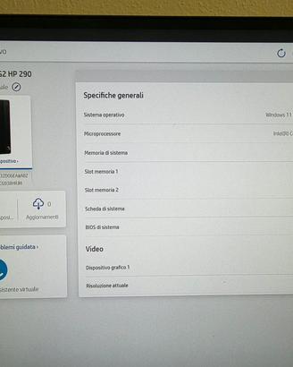 hp pc minitower 290 g2 fisso