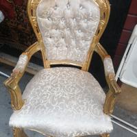 poltrona stile barocco 