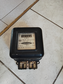 Contatore corrente Acea anno 1963