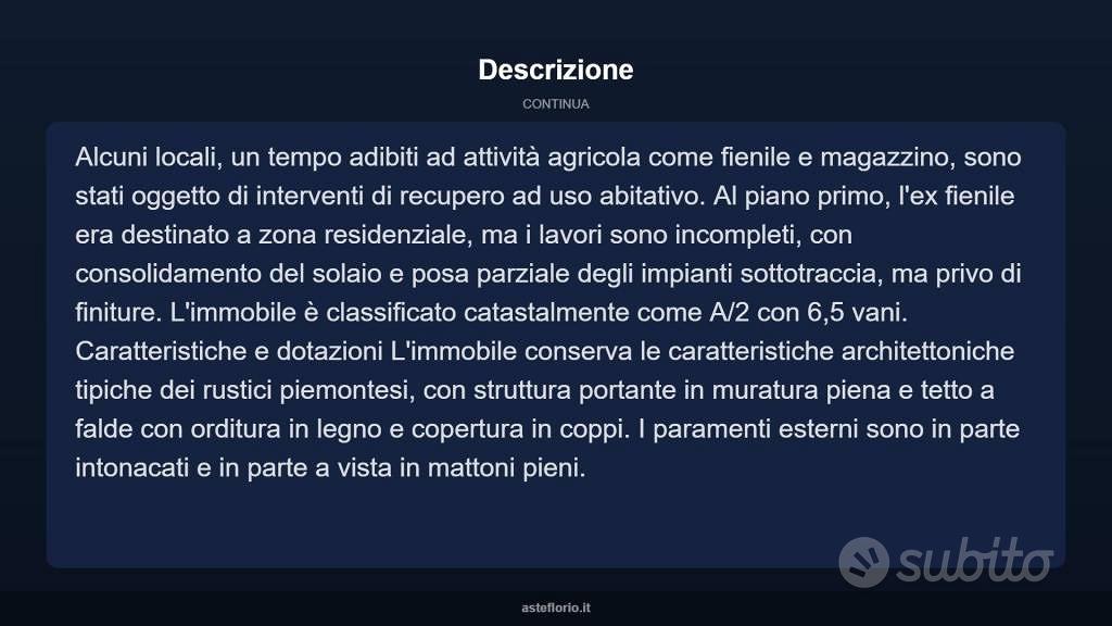Immobile in asta di 98 m² a Castelnuovo Don Bosco - Vista 4