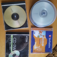 DVD, cd e cd rescrivibili vuoti nuovi
