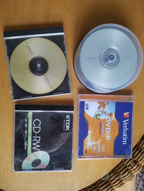 DVD, cd e cd rescrivibili vuoti nuovi