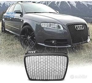 GRIGLIA AUDI A4 B7 04-07 LOOK RS NERO LUCIDO