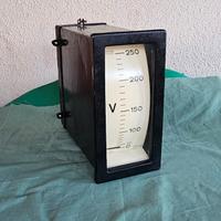 STRUMENTO VINTAGE QUADRO ELETTRICO VOLTMETRO MODER