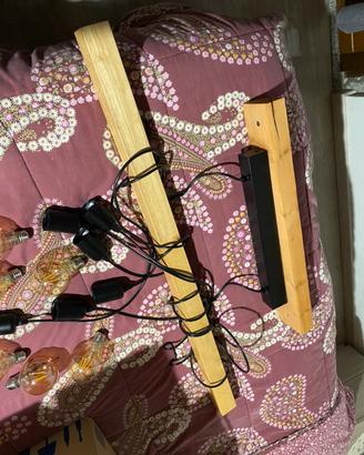 Lampadario in stile industriale a 6 luci