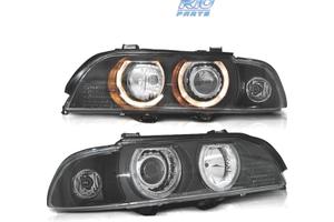 FARI BMW E39 95-00 XENON ANGEL EYES FONDO NERO