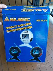 Televisore portatile vintage majestic tv2010