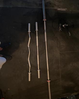 Set bilancieri da 220cm, ez e 150cm