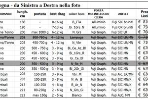 Canne da pesca Ambermax in pronta consegna