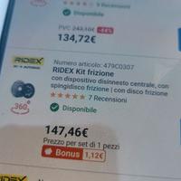 Frizione audi a3