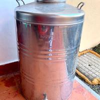 Fusto inox per olio 100 L – acciaio inox con tappo