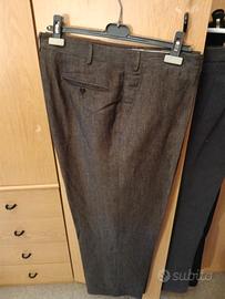 Pantaloni Puro Lino vede oliva