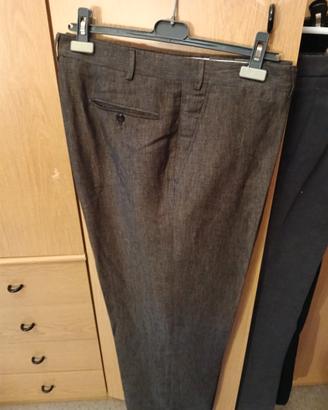 Pantaloni Puro Lino vede oliva