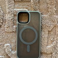 Cover trasparente grigia iPhone 15