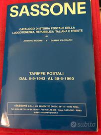 Catalogo francobolli sassone tariffe postali 43-60