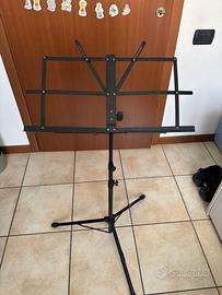 Leggio musicale Proel RSM300 pieghevole con borsa