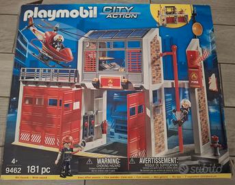 GRANDE CASERMA DEI VIGILI DEL FUOCO PLAYMOBIL