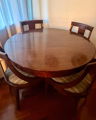 TAVOLO IN NOCE 19MO SECOLO