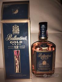 whisky ballantines 12 Gold Seal vintage