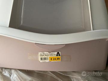 Lettiera gatto angolare