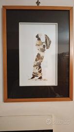 Quadro con ali di farfalle 