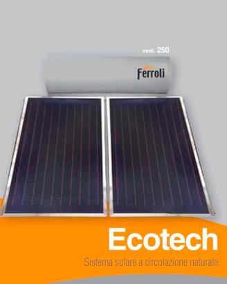 Sistema solare termico FERROLI F250 completo
