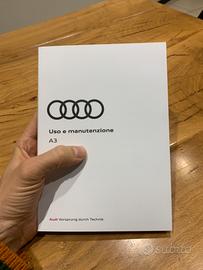 Libretto Uso e Manutenzione Audi A3 dal 2020