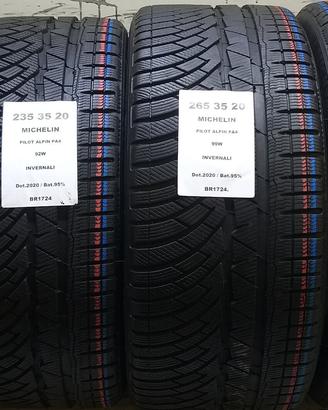 4 GOMME 235 35 20 E 265 35 20 MICHELIN BR1724
