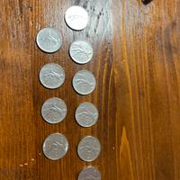 Monete da 50 lire e 200 lire