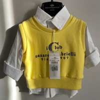 Camicia e gilet bambino taglia 9 mesi