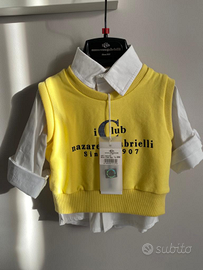Camicia e gilet bambino taglia 9 mesi
