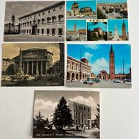 Cartoline vintage non scritte Forlì e Roma