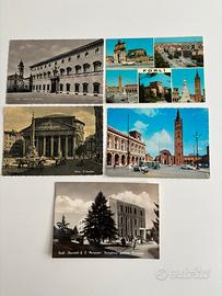 Cartoline vintage non scritte Forlì e Roma