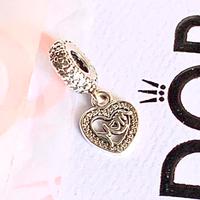 Charm pandora per la mamma in pavé brillanti