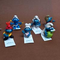 Lotto 7 Puffi vintage anni 1981/1983