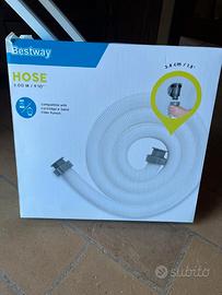 Tubo Bestway 3 m Ø 38 mm nuovo – per pompa/filtro