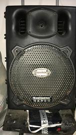 Impianto audio batteria esterna cassa karaoke