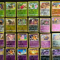 100 Pokemon reverse originali varie serie