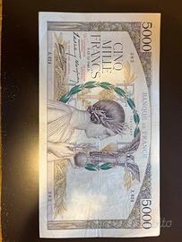 Banconota 5000 franchi francese